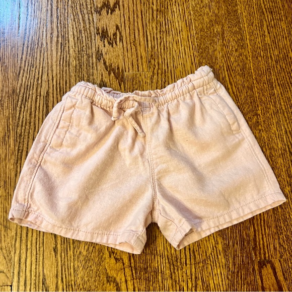 Old Navy Toddler Shorts set of 2 size 3T - medium wash denim and pink lounge - Picture 6 of 11